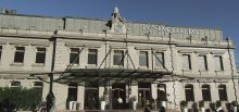 Fall protection on glass canopy - Montevideo, Uruguay