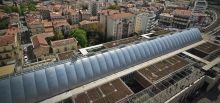 Safe access to a green roof in St-Roch railway station - Montpellier, France